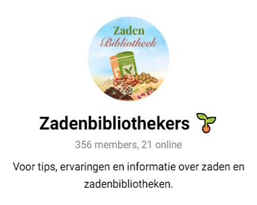 🌾 Zaden Bewaar Tip 🌾